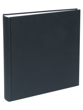 kleefalbum zwart, linnen, 100 bladzijden A10D20 100SI