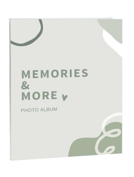 Slip-in fotoalbum, met display, mix van 2 kleuren, voor 64 foto's 10x15cm A50G90 64PH