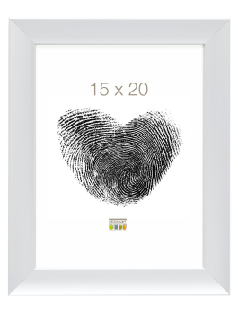 Zilverkleurige fotolijst in aluminum