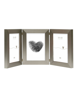 Drieluik zilver verticaal