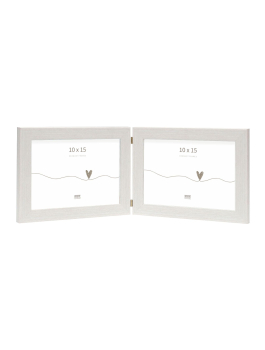 Tweeluik wit horizontaal