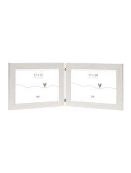 Tweeluik wit horizontaal