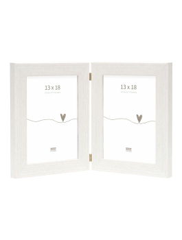 Tweeluik wit verticaal