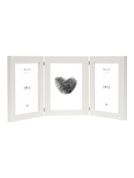 Drieluik wit verticaal