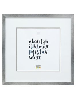 kader met pptt, antiek zilver, 1,4cm breed