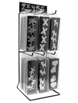 Magneet in metaal, ver-   schillende motieven +     display S65CB1 