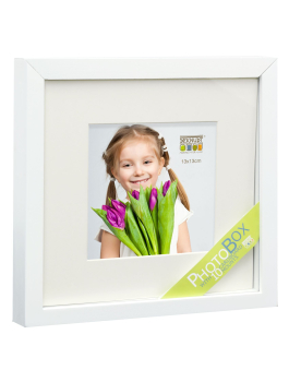 Fotodoos wit met 10 passe-partouts en eenzijdige kleefkartons S67PK1 P1